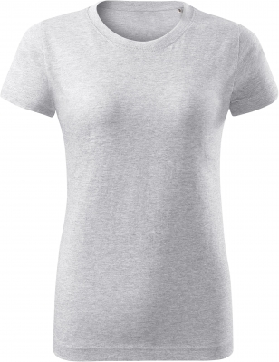 Tricou basic free, dama, gri deschis, Malfini
